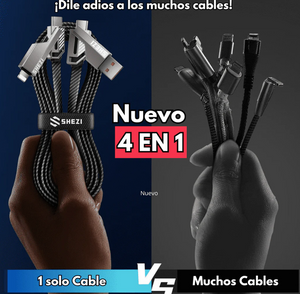 CABLES CONVERTIBLES 4 EN 1